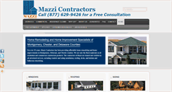 Desktop Screenshot of mazzicontractors.com